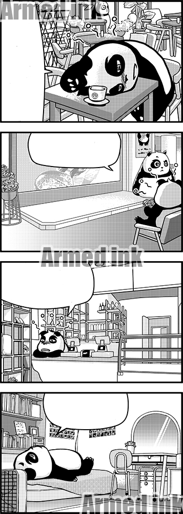 PANDA_MAOの4コマ漫画